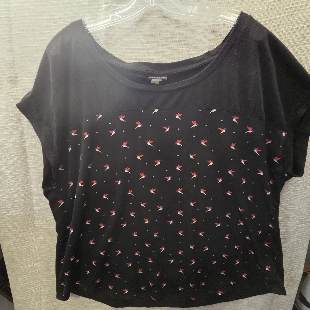 Torrid comfy bird T shirt blouse size 2 - Picture 4 of 8